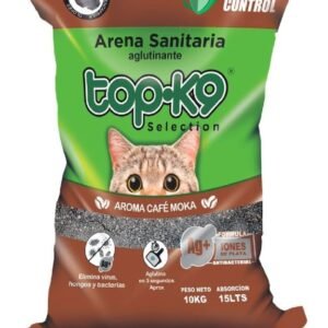 Arena Aglomerante TopK9 Iones de Plata Café Moka 10kg