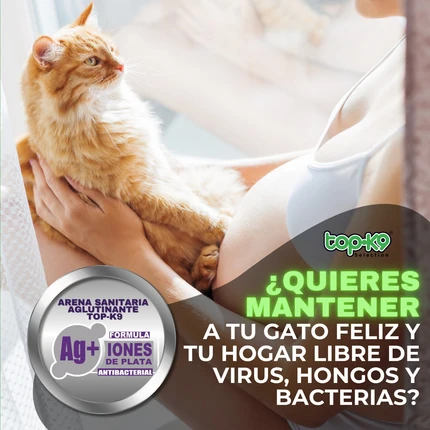 Arena Aglomerante TopK9 Iones de Plata Lavanda 10kg - Imagen 4