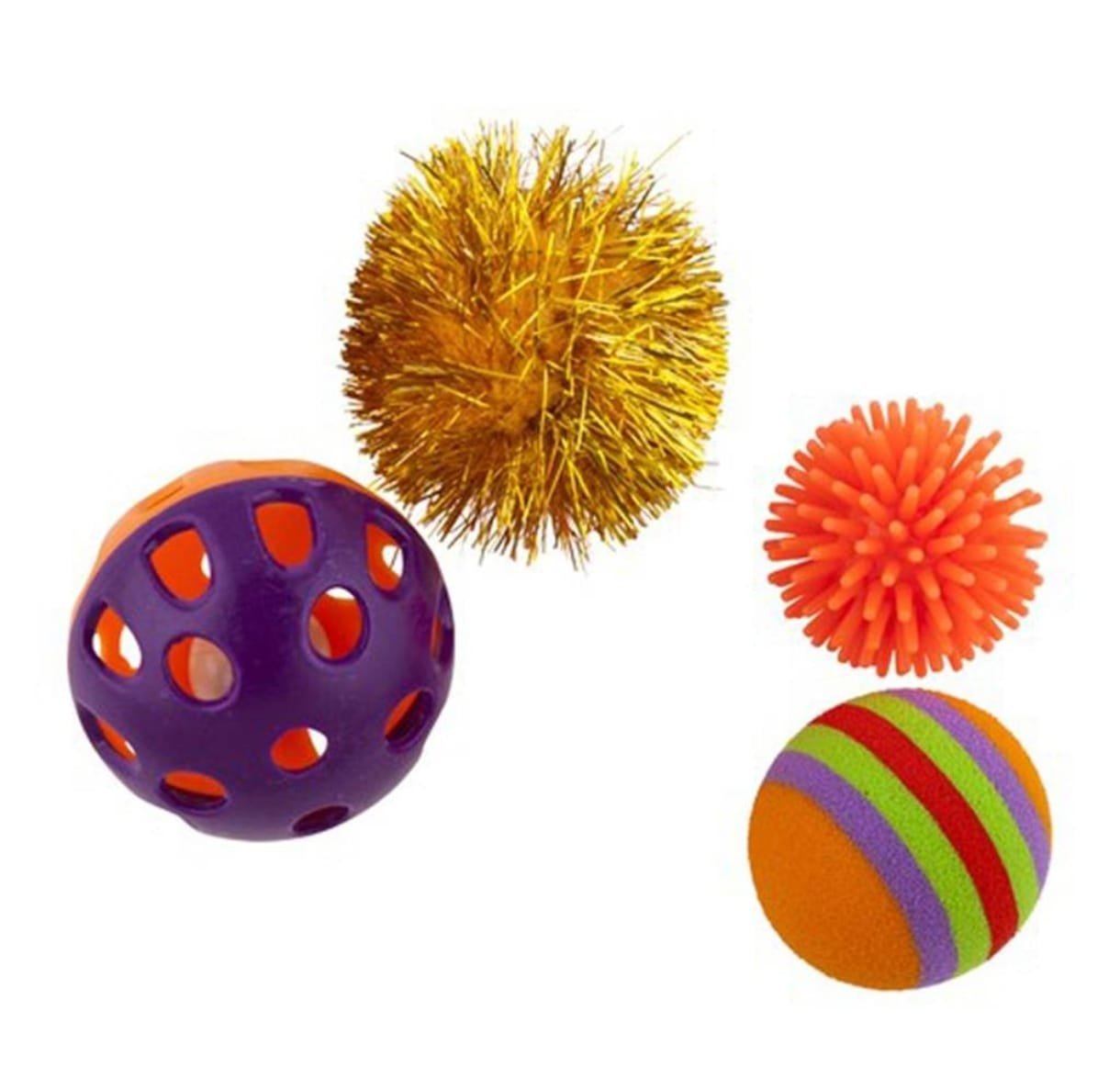 Pawise Set de 4 pelotas gatos - Imagen 2
