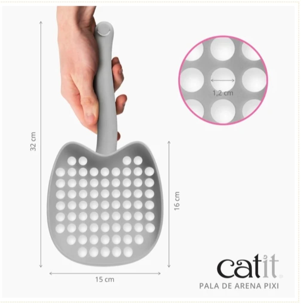 Catit Pixi Pala Gris - Imagen 2
