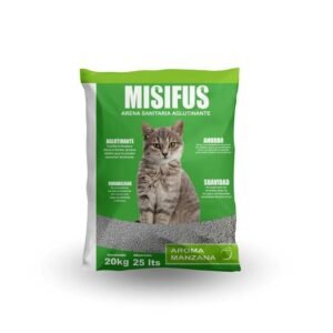 Arena Sanitaria Misifus Manzana 20kg.